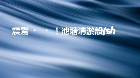 震驚！池塘清淤設(shè)備哪家強？在線等，挺急的！